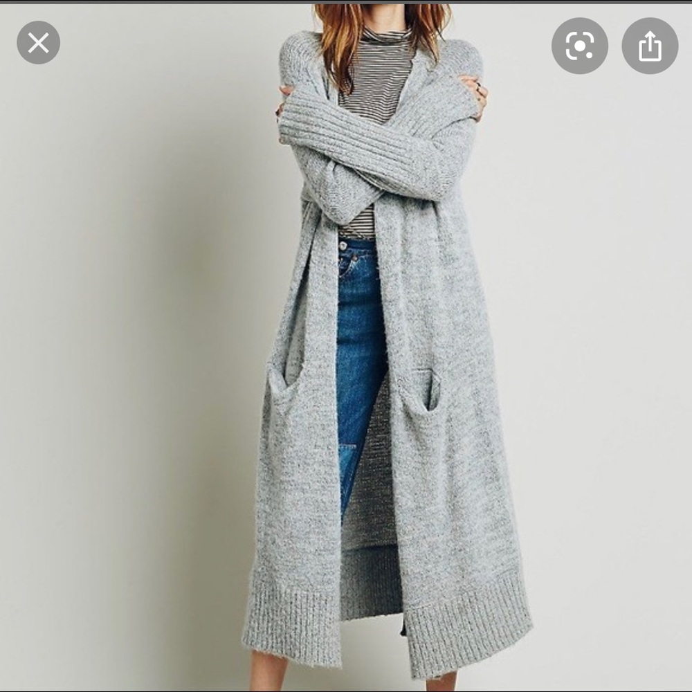Free people duster sweater